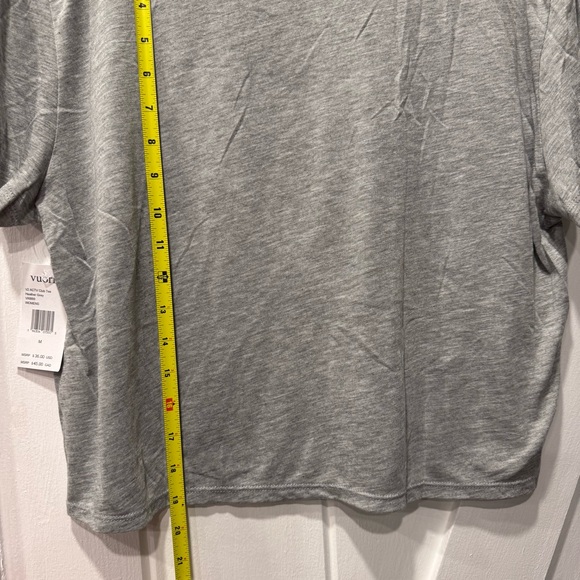 VUORI ACTV Club Tee 2.0 Heather Gray ~ Size M - Picture 6 of 9